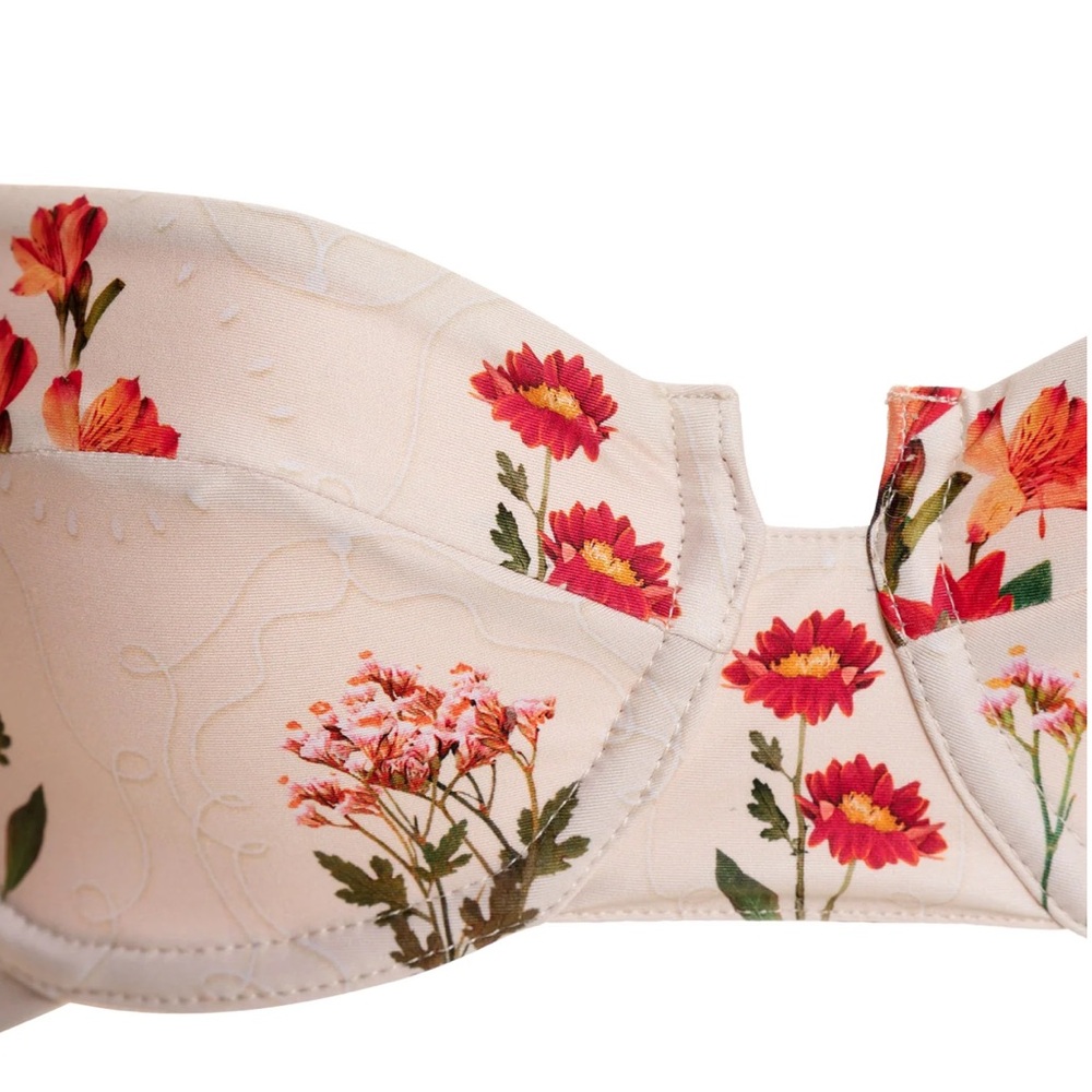 Agua by Agua Bendita Simbolo Kiwi Oasis Bikini Top & Bottom Bikini Set - Picture 5 of 7